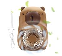 Lanyard Fan USB Charging 3-Speed Wind, Small Hand Fan