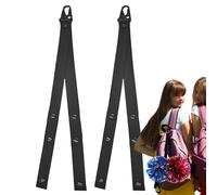 Lanyard genérico de porristas - 0,98 x 19,69 pulgadas, 2 porristas | Portable Cheerleader Securing Strap | Backpack Cheer Straps for Cheerleaders | Cheer Bag Buckle Closure
