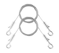 Lanyard - Juego de 2 marcos de fotos ajustables, cuerda de alambre de acero inoxidable para colgar marcos de forma fácil y segura lámparas, útiles escolares y bloques (B, talla única)