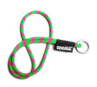 Lanyard - Llavero de cuello tubular con anilla de metal para llaves de casa, coche y gadgets, grosor de 8 mm, colorido, robusto y adhesivos, Talla única