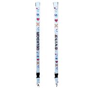 Lanyard Personalizado Sanitario CELADOR + NOMBRE. Porta Tarjeta Identificativa. Pon la profesión o cargo que quieras a un lado y nombre al otro Con fonendoscopio jeringuilla termómetro tiritas corazón
