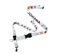 Lanyard Personalizado Sanitario TCAE+NOMBRE. Modelo 1 Porta Tarjetas Identificativas. Pon la profesión o cargo que quieras a un lado y nombre al otro. Con fonendoscopio jeringuilla termómetro tiritas