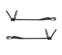 Lanyard Táctico NVG De Visión Nocturna, Cordón Elástico 2 Unidades con Cartón para Montaje en Casco, Compatible con PVS-7 PVS-14 PVS-31(Black)