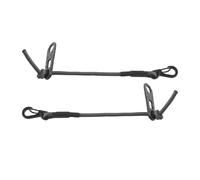 Lanyard Táctico NVG De Visión Nocturna, Cordón Elástico 2 Unidades con Cartón para Montaje en Casco, Compatible con PVS-7 PVS-14 PVS-31(Gray)