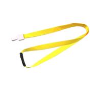 Lanyard with Safety Buckle 1.5cm Wide Neck Strap for Card Holders Name Card ID Card Adult and Child Safety Lanyard(Yellow)