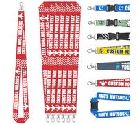 Lanyards Personalizados con Cintas de Cuello Desmontables - Lanyard Personalizado con Logotipo,1-100pcs - Ideal para Oficina, Evento Escolar