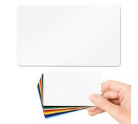 Lanyards Tomorrow-Tarjetas PVC Blancas (Pack de 100), para tarjetas tamaño CR80, 86 x 54 mm, 760 micras, aptas para imprimir en cualquier impresora de tarjetas de identificación.