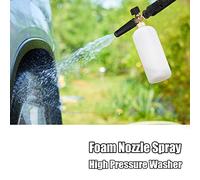 Lanza de espuma para nieve Lanzador de espuma de liberación rápida para lavadora a presión automática Compatible con K2-K7 Pukkr