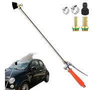 Lanza De Repuesto Para Pulverizador | Reemplazo De Lanza De Riego Para Manguera - Ajustable Con Conexión Rápida y Grifo De Parada Para Riego Exterior Jardín Arbustos Massivos Césped