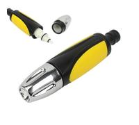 Lanza de riego para jardín | Conexión de ducha impermeable, boquilla de jardín resistente e impermeable con chorros ajustables y válvula de cierre, para riego y lavado