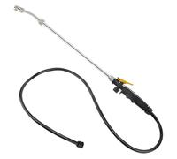 Lanza de riego para manguera, lanza de riego extensible para césped, de acero inoxidable, mango de riego multifuncional eléctrico para verduras y césped, jardinería y flores