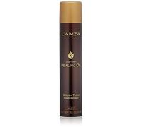 L'ANZA Keratin Healing Oil Brush Thru Hair spray with Medium Hold Effect, For a Shiny Finishing and a Long-lasting look, With Triple UV and heat Protection,Suitable For All Hair Types (10.6 Fl Oz)