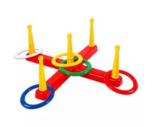 Lanza los anillos - juego de destreza