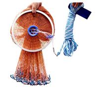 Lanza Manual Red De Pesca Transparente Red De Pesca Plegable Cebo Plegable Herramienta Fish Net (Varios Tamaños)(2.1m)