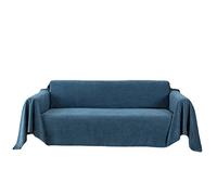 Lanza una Manta, Suave Acogedor de Gran tamaño, lanzamientos livianos para el sofá sofá sillón de la Cama de la Cama de la Cama de la Cama de la habitación del Dormitorio (Azul Oscuro, 180x230 cm)