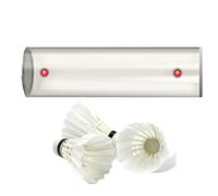 Lanzadera Del Tubo De Almacenamiento - Caja De Plástico Premium, Sistema De Bloqueo Magnético | Organizador De Navetti De Larga Duración, Portador De Bola De Lanzadera Portátil Para Zonas