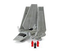 Lanzadera Imperial del Escuadr n Micro Galaxy de STAR WARS: Veh culo de clase nave espacial de 18 cm con tres microfiguras de 2,5 cm como accesor