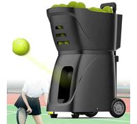 Lanzador automático de pelotas de tenis con control de aplicación, capacidad de 100 pelotas, equipo de práctica portátil para todos los jugadores