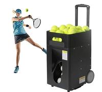 Lanzador automático de pelotas de tenis con control remoto y aplicación, ángulo ajustable, capacidad de 50 pelotas, ideal para principiantes