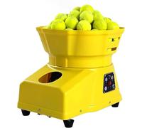 Lanzador automático de pelotas de tenis, control remoto, frecuencia de servicio ajustable, capacidad para 50 pelotas para práctica y entrenamiento