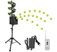 Lanzador automático de pelotas de tenis, máquina de pelotas para pelotas con control remoto, altura y ángulo ajustables