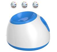 Lanzador Automático De Pelotas For Perros, Juguete Interactivo For Perros Grandes, Máquina For Lanzar Pelotas De Tenis, Lanzador De Pelotas De Tenis, 3 Pelotas De Tenis De 2,5 Pulgadas Incluidas (Col