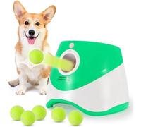 Lanzador Automático De Pelotas For Perros, Lanzador De Pelotas For Perros, Juguete Interactivo For Buscar Mascotas, Mini Máquina Lanzadora De Pelotas For Perros Pequeños Y Medianos, Con 6 Pelotas De T