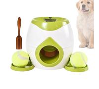 Lanzador automático para perros para perros | Juguete interactivo de béisbol | Alimentador de enriquecimiento mental para masticar agresivos | Entrenamiento interior y exterior