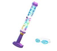 Lanzador de agua LED arcoíris brillante, lanzador de agua de fuegos artificiales, diversión de verano que explota como magia, pistola de agua arcoíris para fiestas en la piscina, juegos de agua de