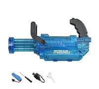 Lanzador de Agua, Pistola Automática Divertida, con Efecto de Luz y Llama para Piscina, para de Verano, Jardín, Patio, Playa y Camping