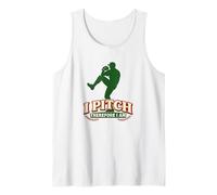 Lanzador de béisbol I Pitch Therefore I Am Funny Camiseta sin Mangas