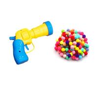 Lanzador de Bolas de Juguetes para Gatos,Lanzador de Pelota de Gato con 100 Pelotas Blandas Pom Pom Juguete para Gatos Interactivo de Interior para el Ejercicio de Interior del Gato el Entrenamiento