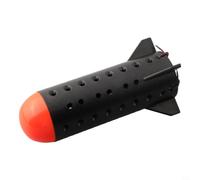 Lanzador de cebo de pesca de carpa, alimentador de cohetes para boilies, pellets, material de polietileno, kit de aparejos de pesca gruesos, tamaño L (S)
