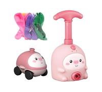 Lanzador de Coches con Globo - Juguete Educativo Interactivo Preescolar - Set Coche Impulsado por Globo | para Niñas Niños Guardería Jardín Cumpleaños Navidad Vacaciones