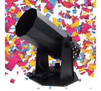 Lanzador de confeti profesional Máquina de confeti de 1500 W con control remoto, Máquina sopladora de confeti con efecto de escenario Altura de chorro 4-5 m, Lanzador de papel confeti conciertos