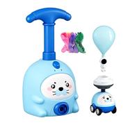 Lanzador de Globos Juguete Set Dibujos Animados Impulsado por Aire Manual | Kit Lanzador Coches Globo Para Niños Niñas Hogar Escuela Viajes De Cumpleaños Actividades Escolares