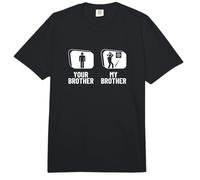 Lanzador de hachas con Texto en inglés Your Brother My Brother Comfort Colors Adult Heavyweight T-Shirt