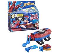 Lanzador de muñequera Hasbro Marvel Spider-Man Real Webs Ultimate Web Blaster 2 en 1