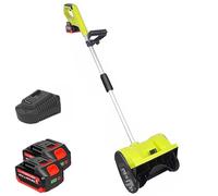 Lanzador de nieve eléctrico inalámbrico, pala de potencia recargable de 1200 W para una eliminación eficiente de la nieve, dirección ajustable para limpiar la entrada