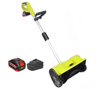 Lanzador de nieve inalámbrico, pala eléctrica de 1200 W para una eliminación eficiente de la nieve, recargable y ajustable para limpiar la entrada