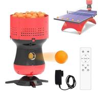 Lanzador de pelotas de ping pong con control remoto, velocidad y frecuencia ajustables, almacenamiento extraíble, máquina de servir tenis de mesa para entrenamiento de práctica