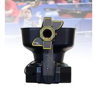 Lanzador de Pelotas para Entrenamiento de Tenis de Mesa, máquina de Ping Pong, con 9 Pelotas Diferentes con Efecto/Mando a Distancia con Cable,ángulo de inclinación Ajustable para Entrenamiento