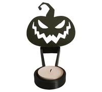 Lanzador de sombra de té - Candelabro gótico aterrador, Espeluznante Halloween Decoración del Hogar | Adorno de mesa de hierro negro Tealight Escultura para Atmósfera Espeluznante, Haunted Theme Party