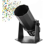 Lanzador eléctrico de cañón de confeti con control remoto inalámbrico para eventos y fiestas