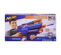 Lanzador motorizado de juguete Nerf Infinus N-Strike Elite con tecnolog a Speed-Load (FFP), color marr n