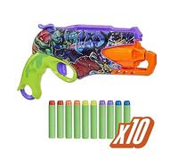 Lanzador Nerf Teenage Mutant Ninja Turtles, 10 Dardos Nerf Elite