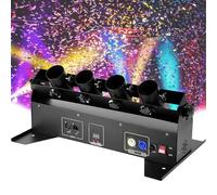 Lanzadores de confeti profesionales, Confetti Blaster controlado por DMX, Máquina de confeti for celebraciones de festivales for discotecas, eventos festivos, bodas y fiestas de DJ.