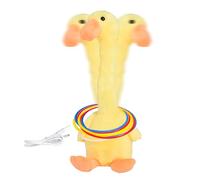Lanzamiento de Anillos - Juego de Lanzamiento de Anillos 32x16x10cm | Juego electrónico de Pato, Juguete Animal Lindo Recargable por USB, para el hogar, , jardín, Patio, Entretenimiento Completo