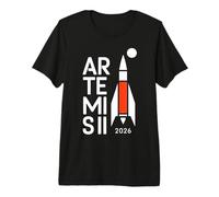 Lanzamiento de Artemis II a la misión Espacial Lunar 2026 Camiseta Premium