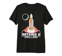 Lanzamiento de Artemis II a la misión Espacial Lunar Abril de 2026 Camiseta Premium